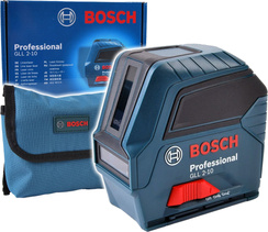 Laser krzyżowy GLL 2-10 Bosch Professional + pokrowiec