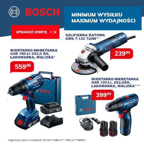 Promocja Świąteczna Bosch