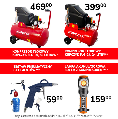 Kompresory promocja świąteczna