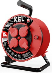 Przedłużacz elektryczny bębnowy warsztatowy o długości 15 m KEL PB-PRO/S/15M/3X1,5/H05RR-F