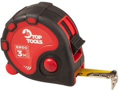 Miara zwijana stalowa z systemem blokady 3 m x 16 mm Top Tools 27C123