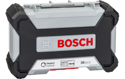 Końcówki wkrętakowe udarowe IMPACT CONTROL Bosch 36 sztuk
