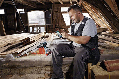 Bosch wiertarko-wkrętarka z silnikiem bezszczotkowym GSR 18 V-110 C + L-BOXX body korpus