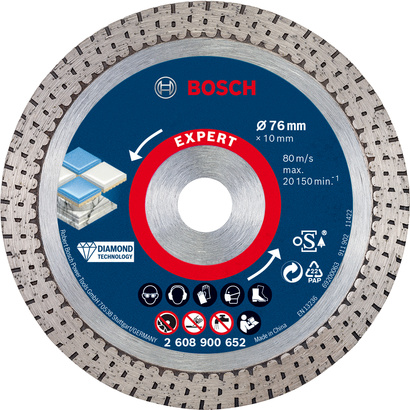 BOSCH TARCZA DIAMENTOWA  D  76  BEST FOR HARD CERAMIC ***  EXPERT *