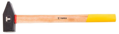 Młotek ślusarski z trzonkiem z drewna jesionowego amerykańskiego o wadze 8000 g Topex 02A580