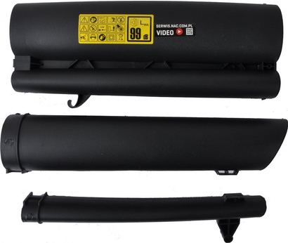 Odkurzacz dmuchawa elektryczna ogrodowa do liści o mocy 3200W Nac VBE320-FS-J