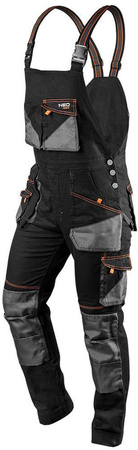 Ogrodniczki robocze HD Slim wzmocnione Oxford Neo 81-248