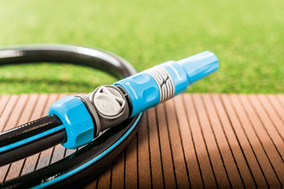 Szybkozłącze z zaworem do węża ogrodowego o średnicy 1/2" - 5/8 Cellfast Ideal 52-330