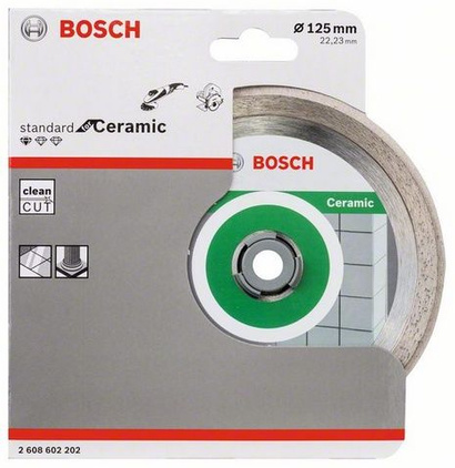 Tarcza diamentowa do ceramiki o średnicy 125 mm Bosch Standard for Ceramic