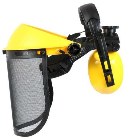 Osłona twarzy siatka z ochronnikami słuchu Krysiak EGY910-1035