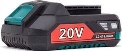 Akumulator litowo-jonowy do elektronarzędzi Nac Akumultisystem 20V o pojemności 2,0Ah B-20-LI-20V