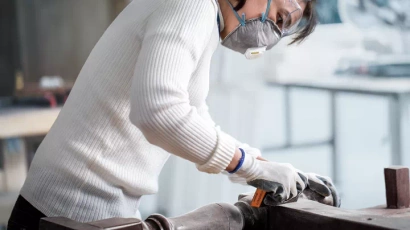 Bosch gąbka klocek ścierny ścięty gradacja 180 pomarańczowa EXPERT 2608621921