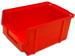 Pojemnik magazynowy warsztatowy plastikowy czerwony 20 x 10 cm ( NR. 1 )