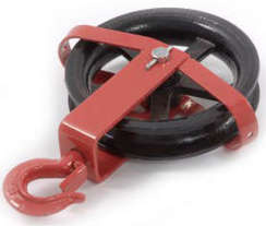 Zblocze hakowe o średnicy 150 mm Linotech