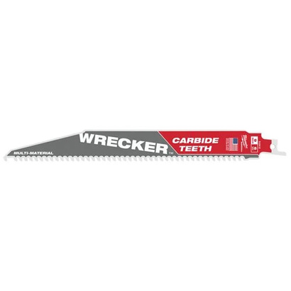 Brzeszczot do cięcia w różnych materiałach z węglikiem WRECKER™ 230 mm 1 sztuka Milwaukee 48005242
