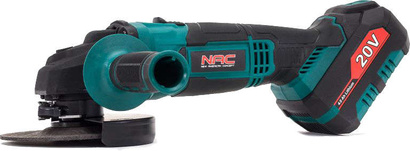 Szlifierka kątowa akumulatorowa 20V AKUMULTISYSTEM Nac 125 mm + akumulator 4.0Ah + walizka AGE-125-LI-B-20V