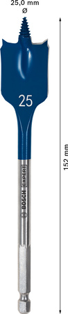 Bosch wiertło do drewna łopatkowe EXPERT Self Cut Speed 25 x 152mm