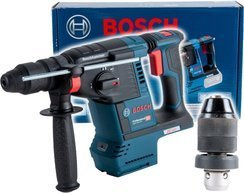 Młot udarowo-obrotowy akumulatorowy bezszczotkowy GBH 18V-26F Bosch Professional + 2x5.0Ah + L-BOXX