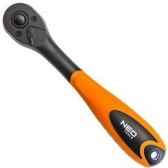 Grzechotka odgięta ze stali Cr-Mo 1/4 o długości 150 mm Neo 08-514