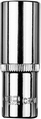 Nasadka sześciokątna długa ze stali CrV o rozmiarze 1/4" 13 mm Neo 08-498