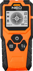Detektor wykrywacz z próbnikiem do metali, drewna, profili i przewodów pod napięciem 3w1 Neo 75-250