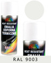 EuroColor żaroodporny biały mat spray 400 ml - farba do 650C RAL 9003