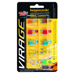 Moje Auto Virage bezpieczniki samochodowe mini zestaw 10szt