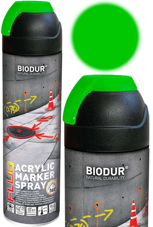 Biodur spray geodezyjny 500ml zielony