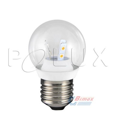 POLUX ŻARÓWKA KULA LED E27 3W CIEPŁA