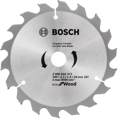 Tarcza pilarska do drewna ECO FOR WOOD Bosch 160x20 mm 18 zębów