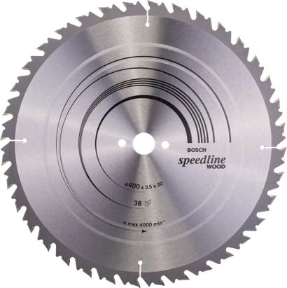 Tarcza pilarska do drewna SPEEDLINE WOOD Bosch 400x30 mm 36 zębów