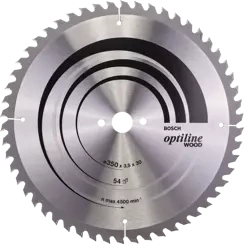 Tarcza pilarska do drewna OPTILINE WOOD Bosch 350x30 mm 54 zęby