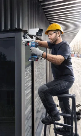 Klucz udarowy akumulatorowy bezszczotkowyy GDX 18V-285 Bosch Professional + 2,0Ah + walizka narzędziowa