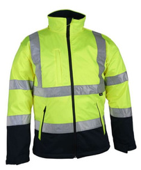 Kurtka Softshell ostrzegawcza o intensywnej widzialności, w kontrastowych kolorach VWJK135YN/XXXL