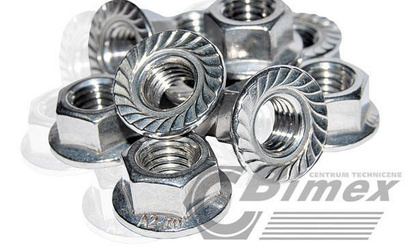 M4 NAKRĘTKA Z KOŁNIERZEM NIERDZEWNA A2 | OPAKOWANIE 30 SZTUK
