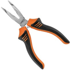 Szczypce wydłużone wygięte Neo 160 mm 01-254