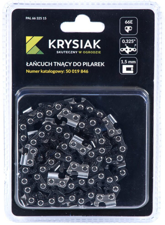Łańcuch tnący do pilarki o podziałce 0.325", 66 ogniw Krysiak