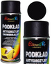 Farba podkładowa czarny połysk spray 400 ml Eurocolor RAL 9005