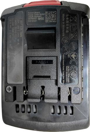 Akumulator litowo-jonowy do elektronarzędzi Bosch Professional 18V o pojemności 2,0Ah