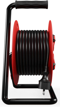 Przedłużacz elektryczny bębnowy warsztatowy o długości 20 m KEL PB-PRO/S/20M/3X2,5/H05RR-F