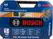 Wiertła i końcówki wkrętakowe V-LINE Bosch 103 sztuk