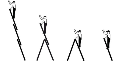 Drabina wielofunkcyjna aluminiowa Krause RP CORDA 3-elementowa 3x7