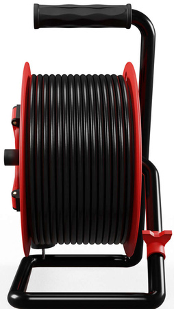 Przedłużacz elektryczny bębnowy warsztatowy o długości 25 m KEL PB-PRO/S/25M/3X1/H05RR-F