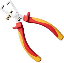 Szczypce do izolacji z regulacją ze stali CrV o zakresie pracy 0.5 - 5 mm2 i długości 160 mm Neo 01-245