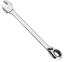 Klucz płasko-oczkowy z grzechotką i przełącznikiem ze stali CrV o rozmiarze 17 mm Neo 09-329