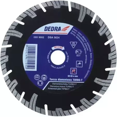 Dedra tarcza diamentowa do cięcia betonu ,cegły 230mm