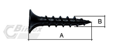 3,5x25 WKRĘT DO PŁYT G/K S 1KG