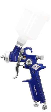 Mini pistolet lakierniczy niskociśnieniowy HVLP 2 bar dysza 0.8 mm 125 ml
