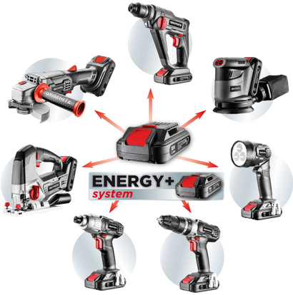 Wiertarko-wkrętarka udarowa akumulatorowa z silnikiem bezszczotkowym Energy+ 18V Graphite 58G020 body