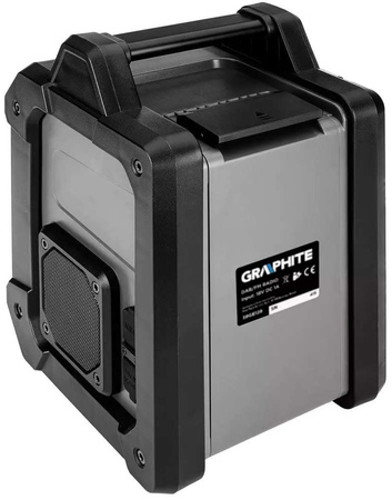 Radio budowlane akumulatorowe / sieciowe 18V + zasilacz Graphite 58GE128